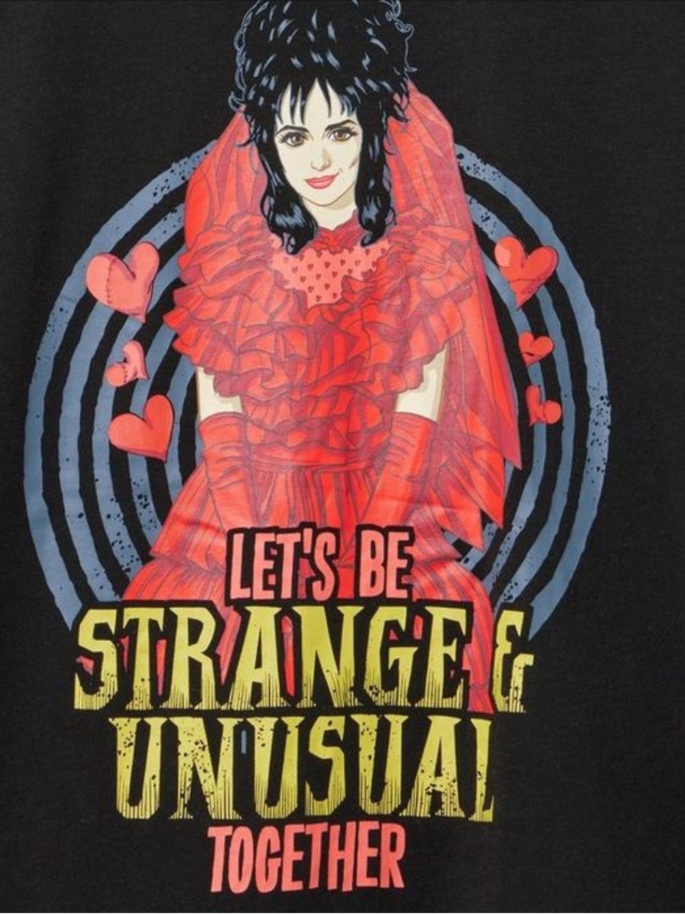 torrid Black Graphic Tee with Red and Yellow Artwork - Picture 2 of 4
